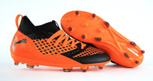 Laden Sie das Bild in den Galerie-Viewer, Puma FutureE 2.3 Netfit FG/AG Fußballschuhe Nocken Orange Schwarz EU 45 - Weseli
