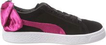 Load image into Gallery viewer, PUMA Mädchen Suede Bow Ac Ps Sneaker Schwarz Kinder - Weseli
