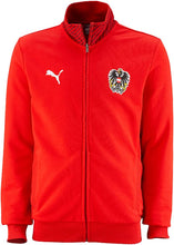 Load image into Gallery viewer, PUMA ÖFB Sweat Jkt Herren Jacke Sweatshirt Rot Österreich - Weseli
