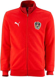 PUMA ÖFB Sweat Jkt Herren Jacke Sweatshirt Rot Österreich - Weseli