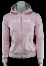 Laden Sie das Bild in den Galerie-Viewer, Reebok Mädchen Sweatshirt Zip Hoodie Kapuze Sweatjacke Pullover Lila Gr. 128 (7-8Y) - Weseli
